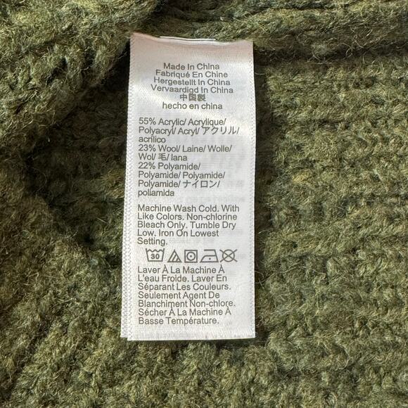 MADEWELL Pointelle Knit Sweater Vest XXS Heather Basil Green Soft Layering - Picture 8 of 11